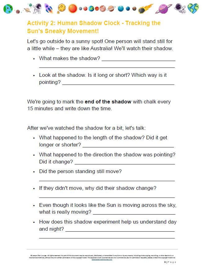 Science - Earth & Space Sciences: 10 Lesson Plans, covering up to 20 lessons + 1 Summative Assessment and FREE Student Workbook (Year 6)