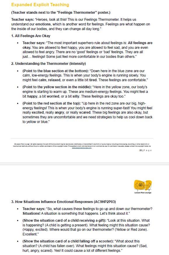 HPE - Personal, social and community health: Lesson Plans (10 lessons) + 1 Summative Assessment + FREE Student Worksheets (Year 1-2)