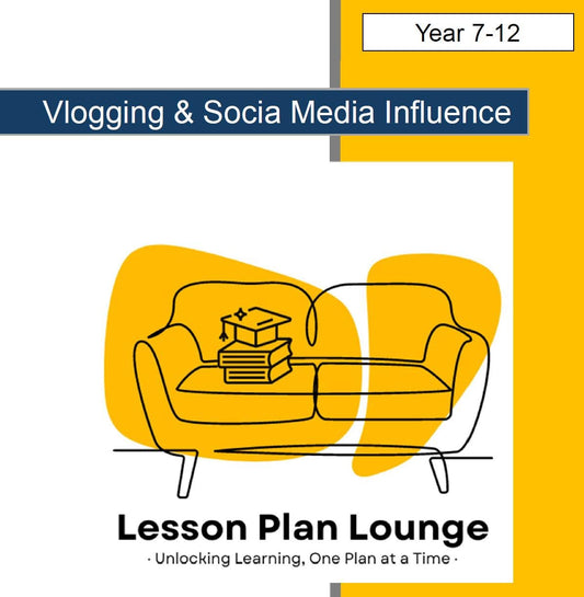 Vlogging and Social Media Influence: 10 Lesson Plans + 1 Summative Assessment + Worksheet Suggestions (High School)