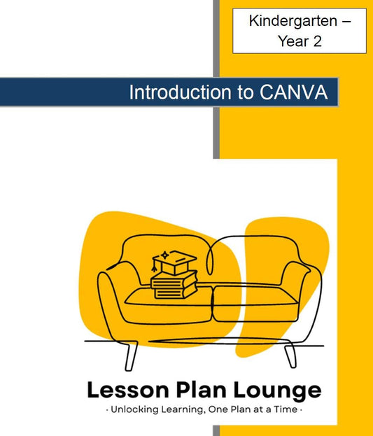 Introduction to CANVA: 5 Lesson Plans + 1 Summative Assessment Task (Kindergarten to Year 2)