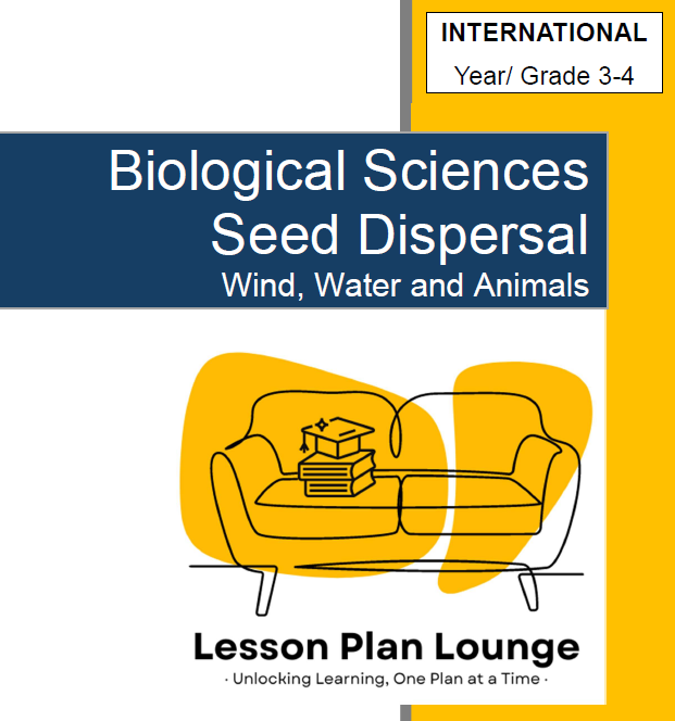 Biological Sciences - Seed Dispersal Wind, Water and Animal Transport - Year/ Grade 3-4