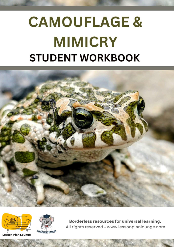 Biological Sciences – Camouflage & Mimicry, Hiding in Plain Sight - LESSON PLANS