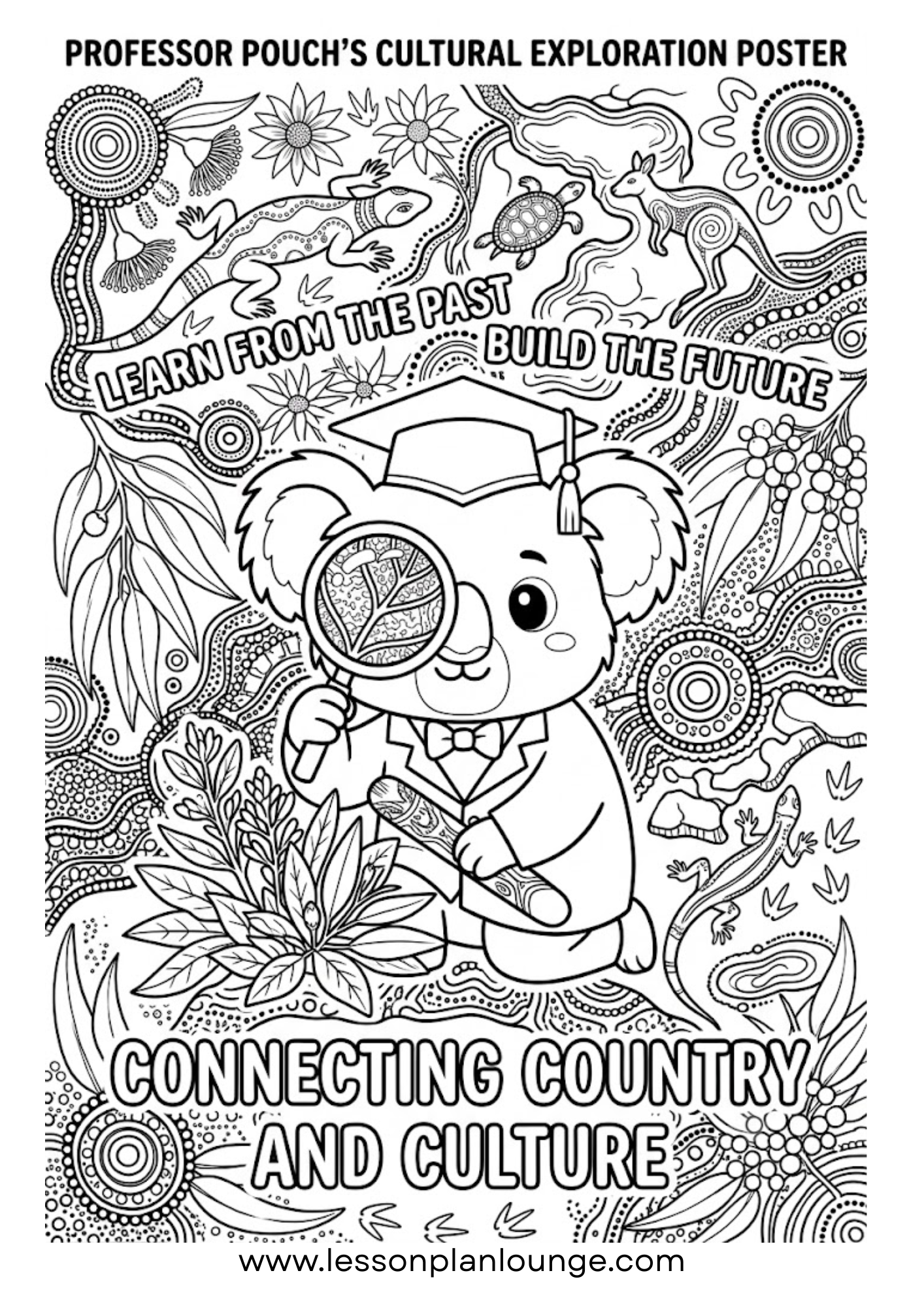 FREE Download - Professor Pouch’s NAIDOC & Cultural Exploration Colouring Posters (Pack of 5)