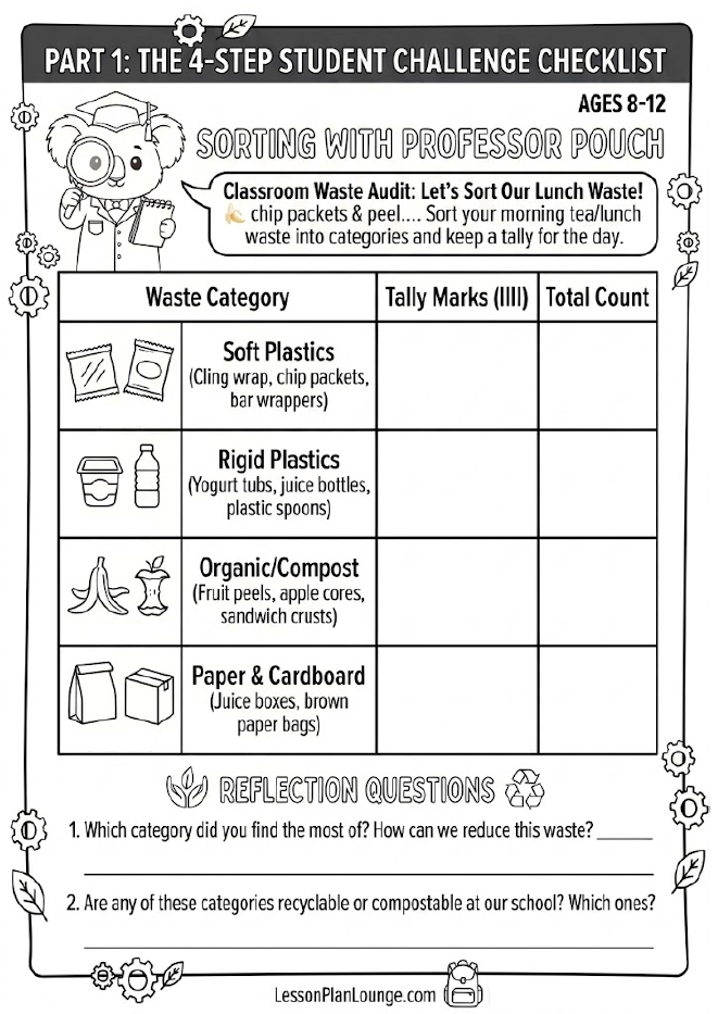 Lesson Plan Lounge - FREE Design Unit - Plastic FREE STEM Challenge