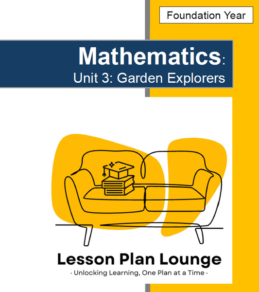 Lesson Plan Lounge - Lesson Plans Mathematics – Number, Algebra, Measurement, Space, Statistics - Foundation Year/ Prep Year/ Kindergarten
