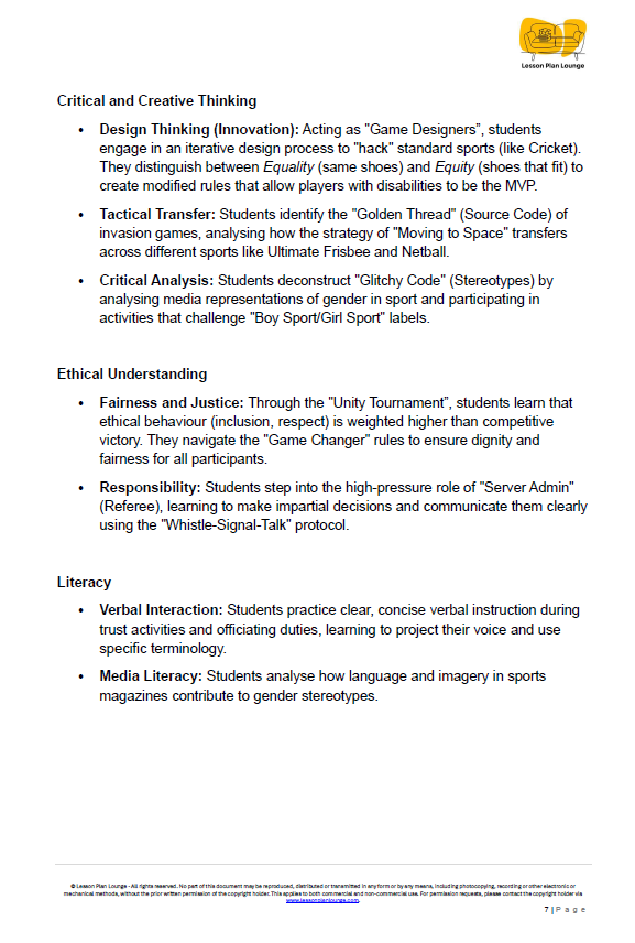 The Global Village Games": A gamified Year 5-6 HPE unit that 'hacks' the Australian Curriculum V9.0 to turn every student into an inclusive, empathetic 'Villager'