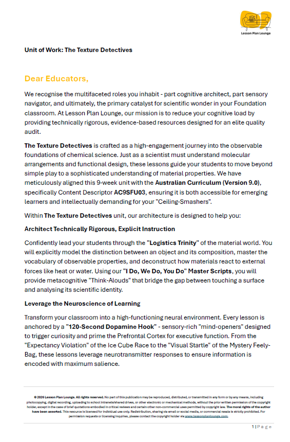 Ready to download, fully version 9 compliant Australian Curriculum Lesson Plans. Reclaim your time and go back at what you are doing best, teaching!
