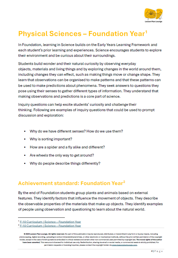 Ready to download, fully version 9 compliant Australian Curriculum Lesson Plans. Reclaim your time and go back at what you are doing best, teaching! Lesson Plan Lounge Education Resources.
