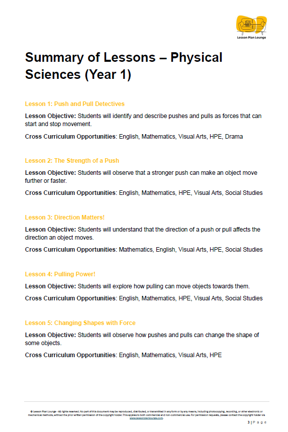 Year 1 Science Bundle: Living Worlds, Earthly Cycles & Invisible Forces + Student Worksheets (Biological, Earth & Physical Sciences) - Year 1