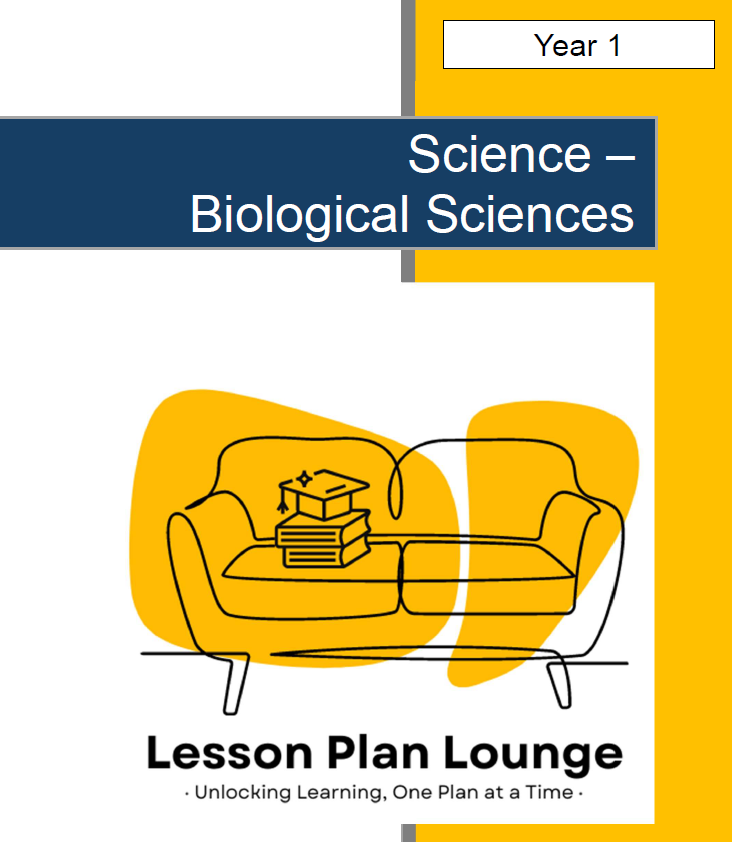 Year 1 Science Bundle: Living Worlds, Earthly Cycles & Invisible Forces + Student Worksheets (Biological, Earth & Physical Sciences) - Year 1