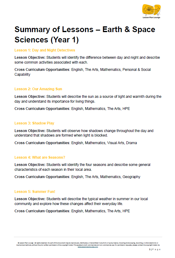 Year 1 Science Bundle: Living Worlds, Earthly Cycles & Invisible Forces + Student Worksheets (Biological, Earth & Physical Sciences) - Year 1