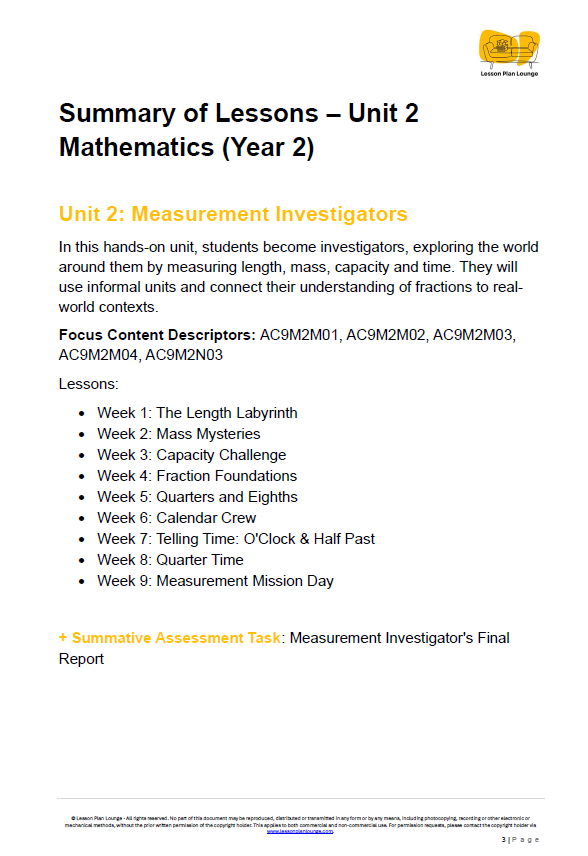 Year 2 Mathematics Bundle: Ninjas, Detectives & Market Stall Owners (Units 1-4) - Year 2