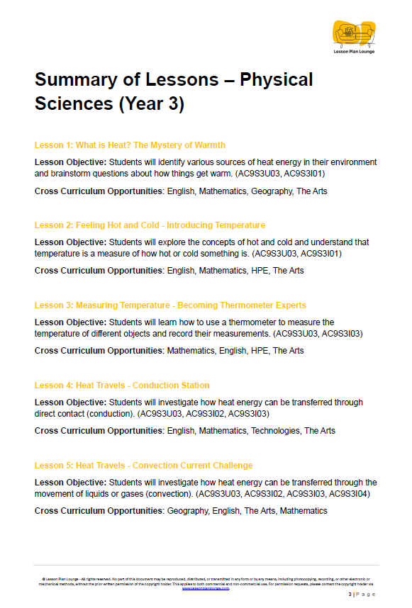 Year 3 Science Bundle: Heat, Life, Rocks & Reactions + Student Workbooks included (Units 1-4) - Year 3