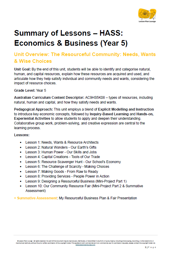 Year 5 HASS Bundle: Colonial Struggles, Resilient Lands & Smart Economics + Student Workbooks - Year 5