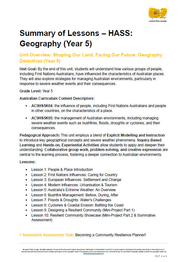 Year 5 HASS Bundle: Colonial Struggles, Resilient Lands & Smart Economics + Student Workbooks - Year 5