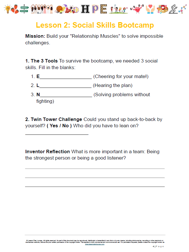 HPE - Unit 4: The Global Games Lab (Inclusion & Fair Play) - LESSON PLANS + Student Workbook - Year 3 & 4