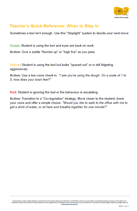 FREE Download: Student Support Observation Log ADHD vs Trauma