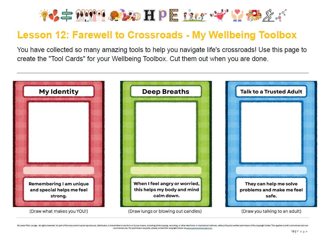 HPE - Personal, social and community health: Lesson Plans (12 lessons) + 1 Summative Assessment + FREE Student Workbook (Year 3-4)