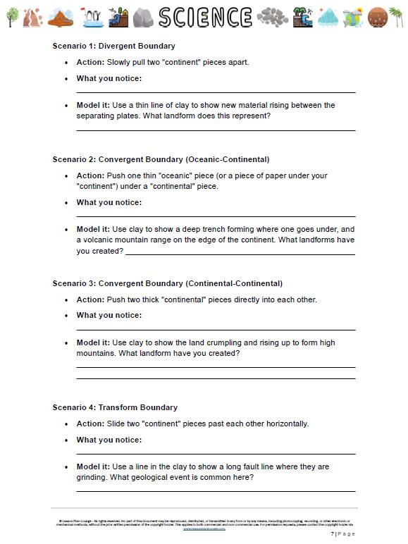 Science - Earth and Space Sciences: 10 Lesson Plans + 1 Summative Assessment + FREE Student WORKBOOK (Year 8)