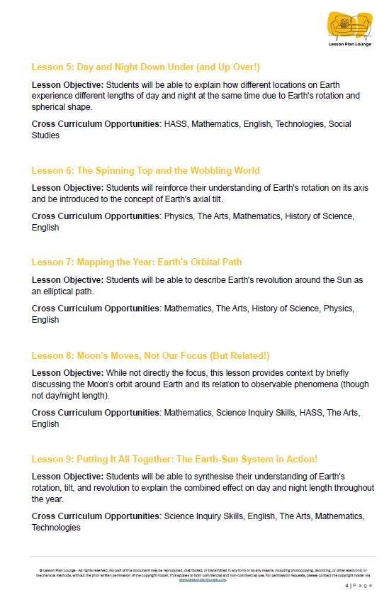 Science - Earth & Space Sciences: 10 Lesson Plans, covering up to 20 lessons + 1 Summative Assessment and FREE Student Workbook (Year 6)