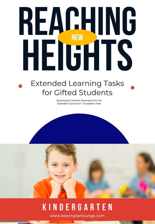 Extended Learning Tasks for Gifted and Talented Kindergarten Students
