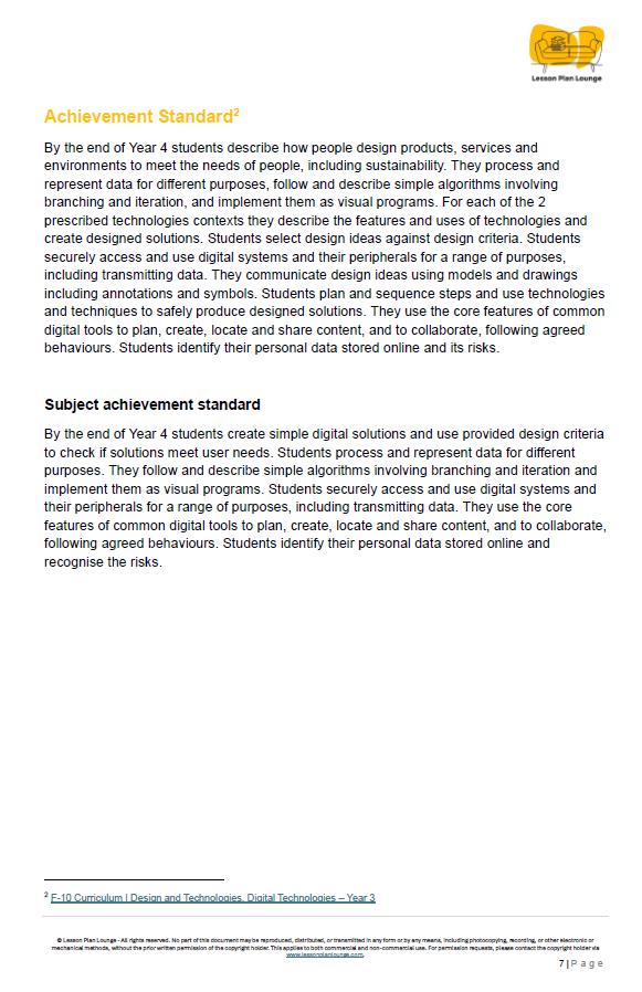Digital Technologies (AC9TDI4K01- AC9TDI4P09): 24 Lesson Plans (covering multiple lessons) with 75+ Hands-On Learning Tasks (Year 4)