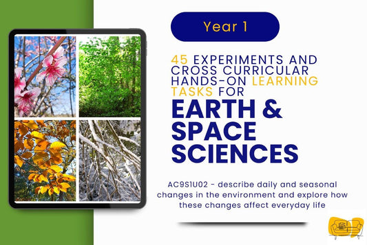 Earth and Space Sciences: 45 Hands-On Learning Tasks & Experiments (Year 1)