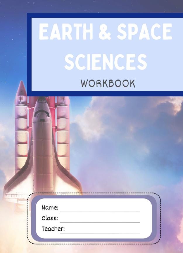 Science - Earth & Space Sciences: 10 Lesson Plans, covering up to 20 lessons + 1 Summative Assessment and FREE Student Workbook (Year 6)