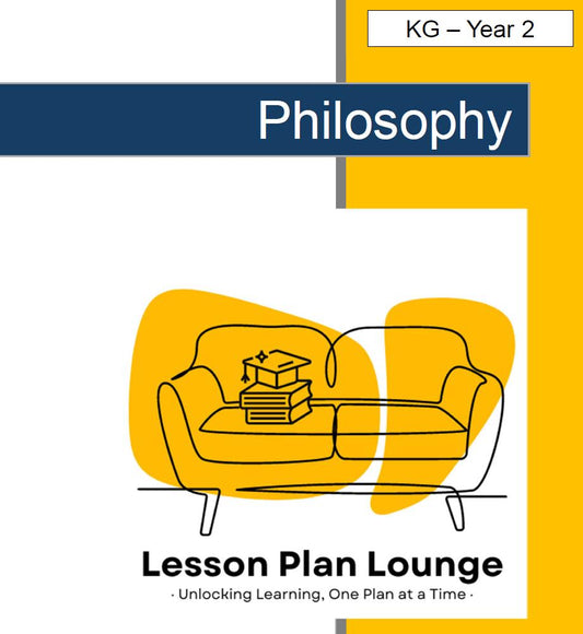 Philosophy: 10 Lesson Plans + 1 Summative Assessment Task (Kindergarten to Year 2)