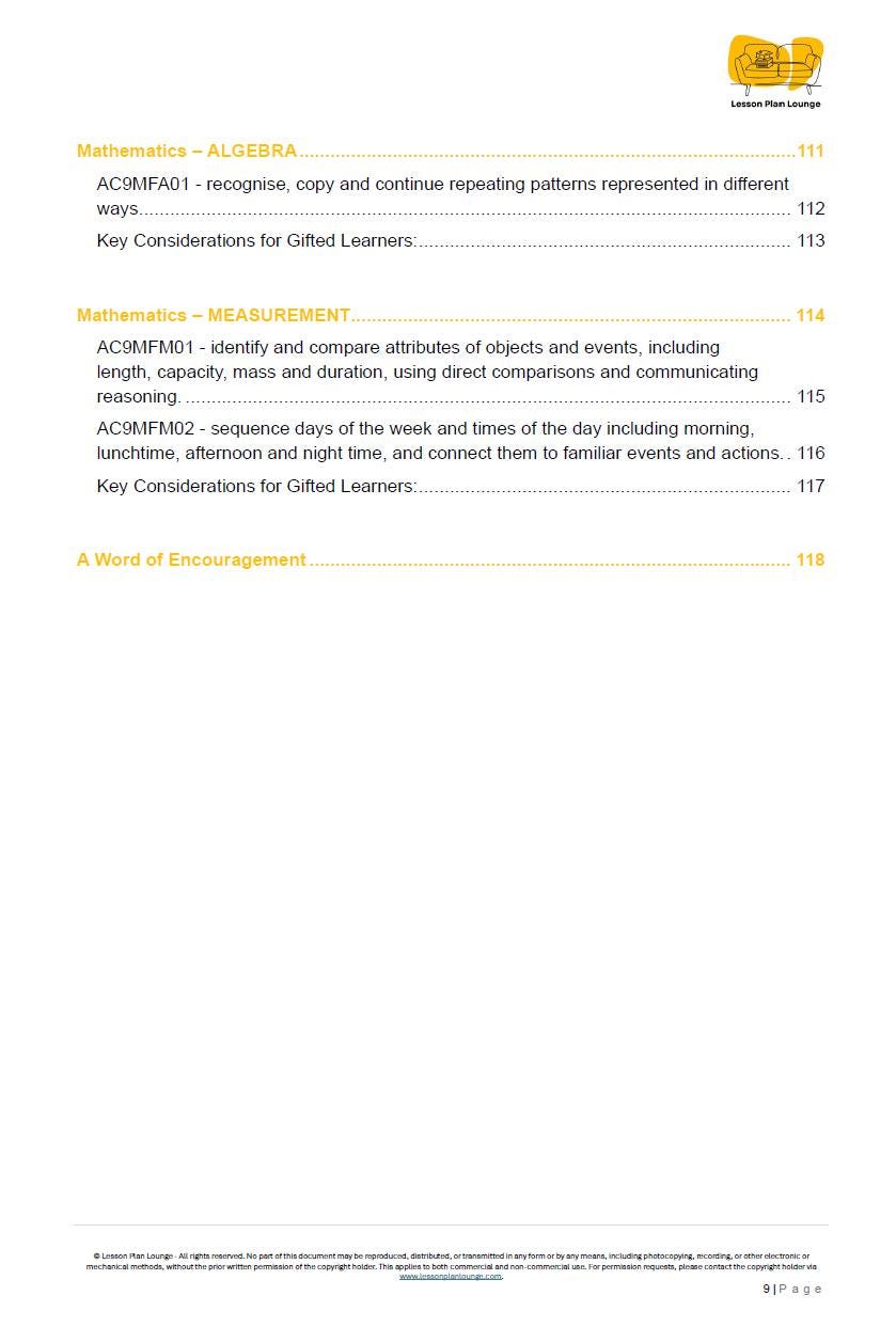 Extended Learning Tasks for Gifted and Talented Kindergarten Students