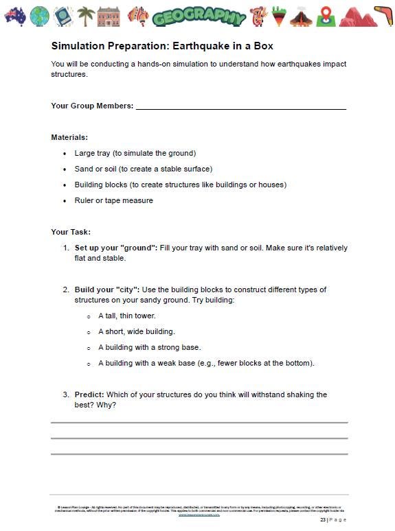 HASS - Geography: 12 Lesson Plans + 1 Summative Assessment Task + FREE Student WORKBOOK (Year 8)