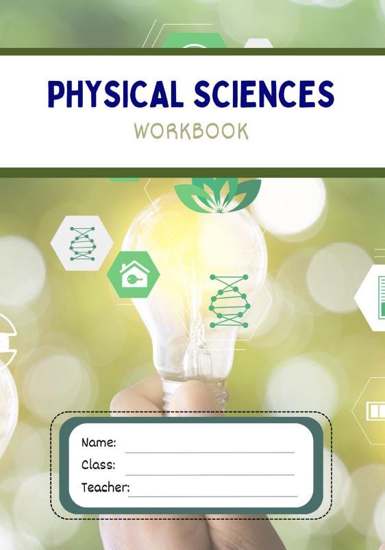 Science - Physical Sciences: 10 Lesson Plans + 1 Summative Assessment Task + FREE Student WORKBOOK (Year 8)