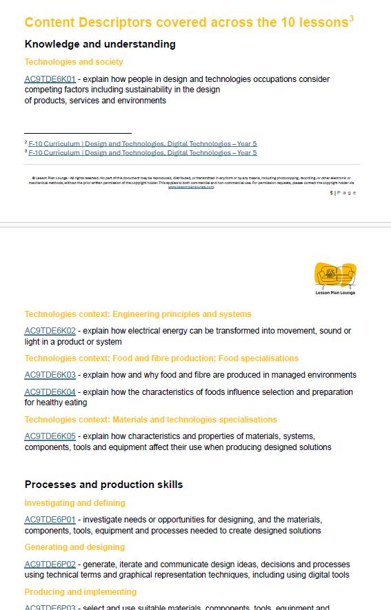 Design Technologies - Operation Airdrop: Lesson Plans (10 Lessons) + 1 Summative Assessment Task + FREE Student Design Portfolio Workbook (Year 5)